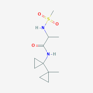 2-(methanesulfonamido)-N-[1-(1-methylcyclopropyl)cyclopropyl]propanamide