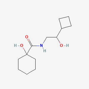 N-(2-cyclobutyl-2-hydroxyethyl)-1-hydroxycyclohexane-1-carboxamide