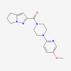 5,6-dihydro-4H-pyrrolo[1,2-b]pyrazol-2-yl-[4-(5-methoxypyridin-2-yl)piperazin-1-yl]methanone