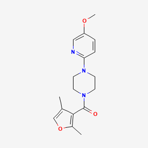 (2,4-Dimethylfuran-3-yl)-[4-(5-methoxypyridin-2-yl)piperazin-1-yl]methanone