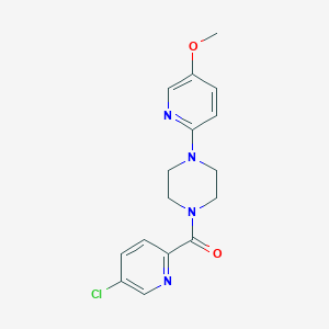 (5-Chloropyridin-2-yl)-[4-(5-methoxypyridin-2-yl)piperazin-1-yl]methanone