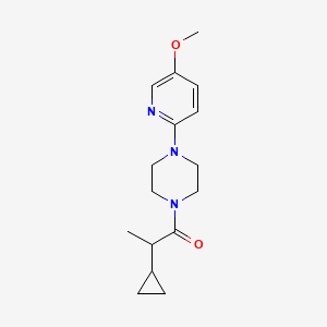 2-Cyclopropyl-1-[4-(5-methoxypyridin-2-yl)piperazin-1-yl]propan-1-one