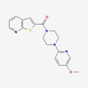 [4-(5-Methoxypyridin-2-yl)piperazin-1-yl]-thieno[2,3-b]pyridin-2-ylmethanone