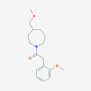 1-[4-(Methoxymethyl)azepan-1-yl]-2-(2-methoxyphenyl)ethanone