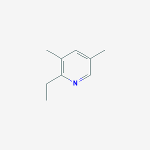 molecular formula C9H13N B072401 2-乙基-3,5-二甲基吡啶 CAS No. 1123-96-2