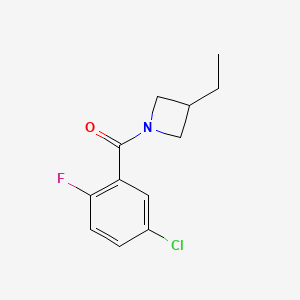 (5-Chloro-2-fluorophenyl)-(3-ethylazetidin-1-yl)methanone