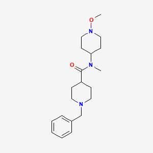 1-benzyl-N-(1-methoxypiperidin-4-yl)-N-methylpiperidine-4-carboxamide