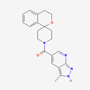 (3-methyl-2H-pyrazolo[3,4-b]pyridin-5-yl)-spiro[3,4-dihydroisochromene-1,4'-piperidine]-1'-ylmethanone