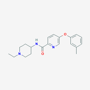 N-(1-ethylpiperidin-4-yl)-5-(3-methylphenoxy)pyridine-2-carboxamide