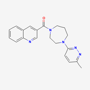 [4-(6-Methylpyridazin-3-yl)-1,4-diazepan-1-yl]-quinolin-3-ylmethanone