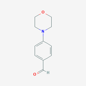 molecular formula C11H13NO2 B072404 4-Morpholinobenzaldehyde CAS No. 1204-86-0