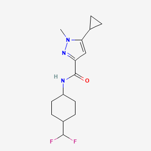 5-cyclopropyl-N-[4-(difluoromethyl)cyclohexyl]-1-methylpyrazole-3-carboxamide