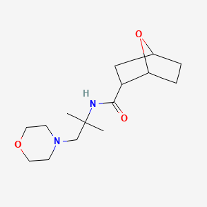 N-(2-methyl-1-morpholin-4-ylpropan-2-yl)-7-oxabicyclo[2.2.1]heptane-2-carboxamide