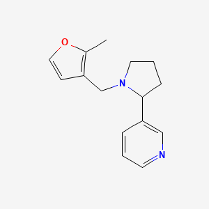 3-[1-[(2-Methylfuran-3-yl)methyl]pyrrolidin-2-yl]pyridine