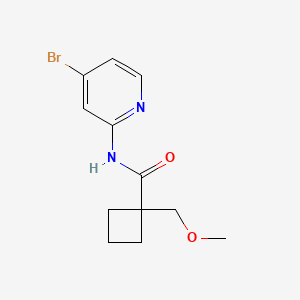 N-(4-bromopyridin-2-yl)-1-(methoxymethyl)cyclobutane-1-carboxamide