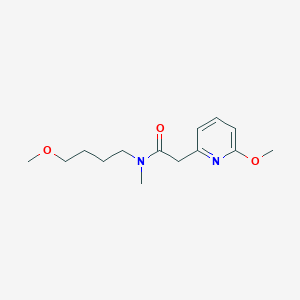 N-(4-methoxybutyl)-2-(6-methoxypyridin-2-yl)-N-methylacetamide