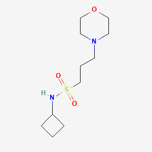 N-cyclobutyl-3-morpholin-4-ylpropane-1-sulfonamide