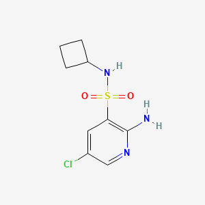 2-amino-5-chloro-N-cyclobutylpyridine-3-sulfonamide