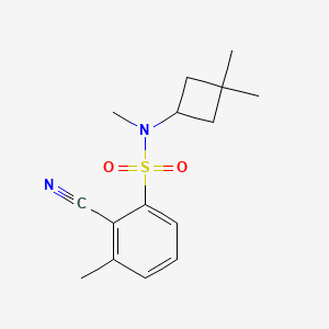 2-cyano-N-(3,3-dimethylcyclobutyl)-N,3-dimethylbenzenesulfonamide