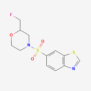 4-(1,3-Benzothiazol-6-ylsulfonyl)-2-(fluoromethyl)morpholine