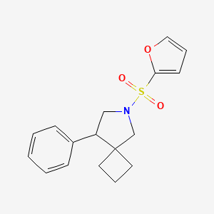 6-(Furan-2-ylsulfonyl)-8-phenyl-6-azaspiro[3.4]octane