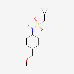 1-cyclopropyl-N-[4-(methoxymethyl)cyclohexyl]methanesulfonamide