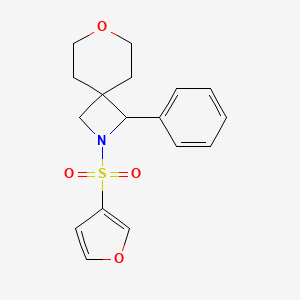 2-(Furan-3-ylsulfonyl)-3-phenyl-7-oxa-2-azaspiro[3.5]nonane