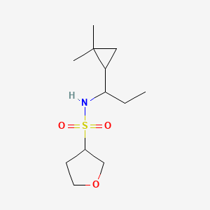 N-[1-(2,2-dimethylcyclopropyl)propyl]oxolane-3-sulfonamide