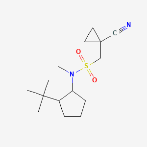 N-(2-tert-butylcyclopentyl)-1-(1-cyanocyclopropyl)-N-methylmethanesulfonamide