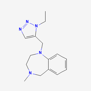 1-[(3-ethyltriazol-4-yl)methyl]-4-methyl-3,5-dihydro-2H-1,4-benzodiazepine