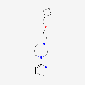 1-[2-(Cyclobutylmethoxy)ethyl]-4-pyridin-2-yl-1,4-diazepane