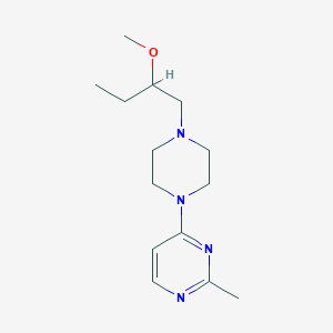 4-[4-(2-Methoxybutyl)piperazin-1-yl]-2-methylpyrimidine