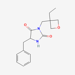 5-Benzyl-3-[(3-ethyloxetan-3-yl)methyl]imidazolidine-2,4-dione