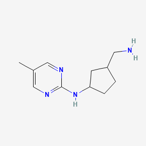 N-[3-(aminomethyl)cyclopentyl]-5-methylpyrimidin-2-amine