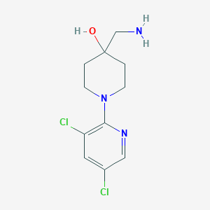 4-(Aminomethyl)-1-(3,5-dichloropyridin-2-yl)piperidin-4-ol