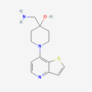 4-(Aminomethyl)-1-thieno[3,2-b]pyridin-7-ylpiperidin-4-ol