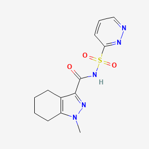 1-methyl-N-pyridazin-3-ylsulfonyl-4,5,6,7-tetrahydroindazole-3-carboxamide