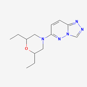 2,6-Diethyl-4-([1,2,4]triazolo[4,3-b]pyridazin-6-yl)morpholine