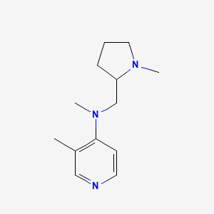 N,3-dimethyl-N-[(1-methylpyrrolidin-2-yl)methyl]pyridin-4-amine