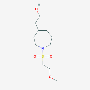 2-[1-(2-Methoxyethylsulfonyl)azepan-4-yl]ethanol