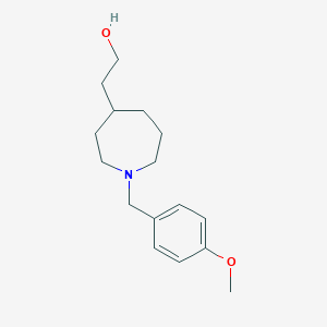 2-[1-[(4-Methoxyphenyl)methyl]azepan-4-yl]ethanol