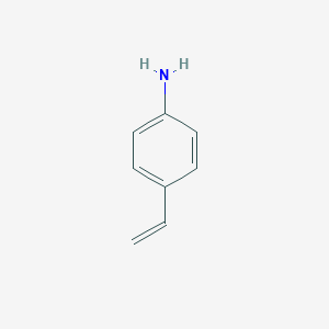 molecular formula C8H9N B072439 4-乙烯基苯胺 CAS No. 1520-21-4