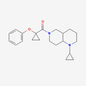 (1-Cyclopropyl-2,3,4,4a,5,7,8,8a-octahydro-1,6-naphthyridin-6-yl)-(1-phenoxycyclopropyl)methanone