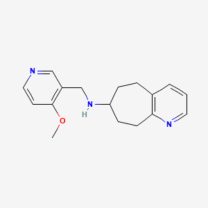 N-[(4-methoxypyridin-3-yl)methyl]-6,7,8,9-tetrahydro-5H-cyclohepta[b]pyridin-7-amine