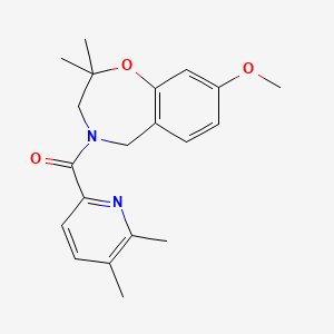 (5,6-Dimethylpyridin-2-yl)-(8-methoxy-2,2-dimethyl-3,5-dihydro-1,4-benzoxazepin-4-yl)methanone