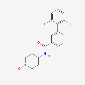 3-(2,6-difluorophenyl)-N-(1-methoxypiperidin-4-yl)benzamide