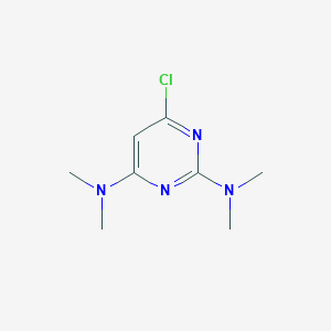 molecular formula C8H13ClN4 B072442 4-氯-2,6-双(二甲氨基)嘧啶 CAS No. 1202-22-8