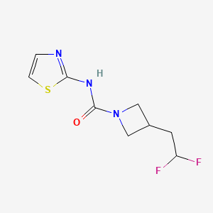 3-(2,2-difluoroethyl)-N-(1,3-thiazol-2-yl)azetidine-1-carboxamide