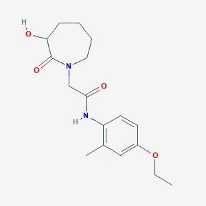 N-(4-ethoxy-2-methylphenyl)-2-(3-hydroxy-2-oxoazepan-1-yl)acetamide