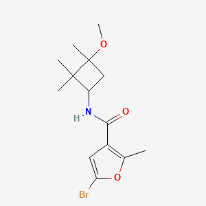 5-bromo-N-(3-methoxy-2,2,3-trimethylcyclobutyl)-2-methylfuran-3-carboxamide